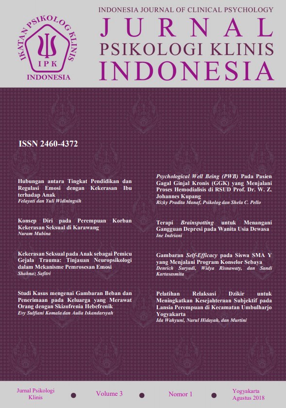 					Lihat Vol 3 No 1 (2018): Jurnal Psikologi Klinis Indonesia
				